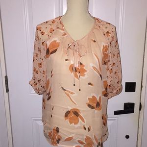 InWear Copenhagen 1969 Ladies Saina Top Blouse Rose Dust Lilly Size 8